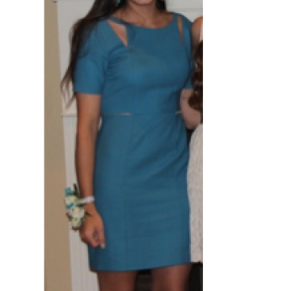 Rebecca Minkoff Blue Wool Blend Dress